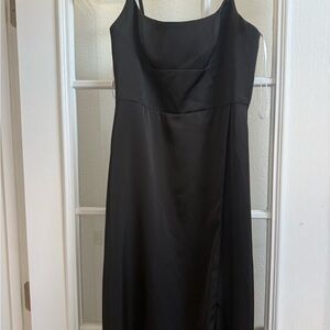 Azazie Black bridesmaid dress